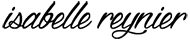 isabelle reynier logo